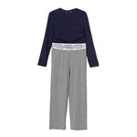 CALVIN KLEIN JEANS Pyjama Marine/Gris Fille Calvin Klein Jeans Peacoat. Coloris disponibles : Bleu