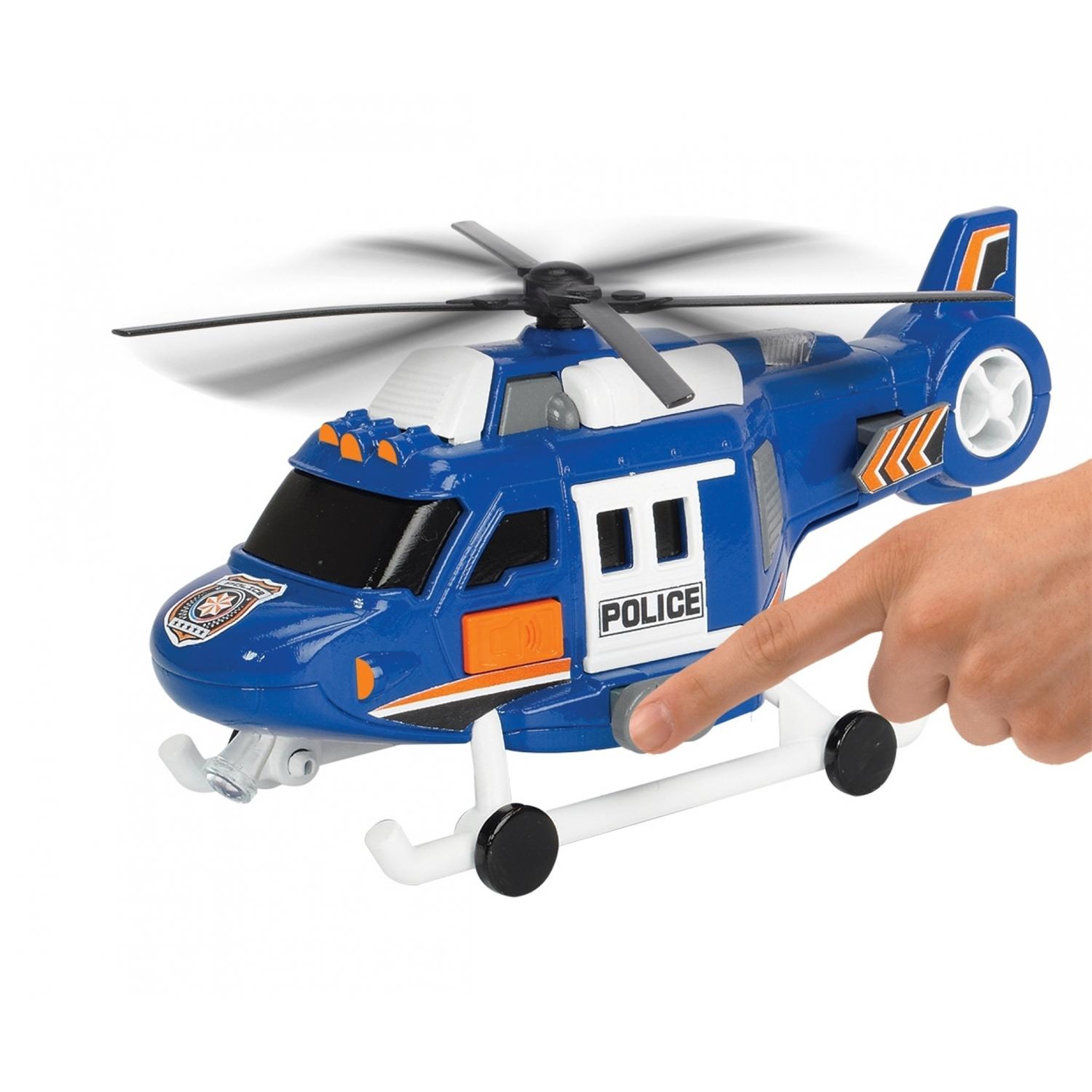Voir la diapositive 5 : Dickie Toys Dickie Poltie Rescue Helicopter Blue 203302016