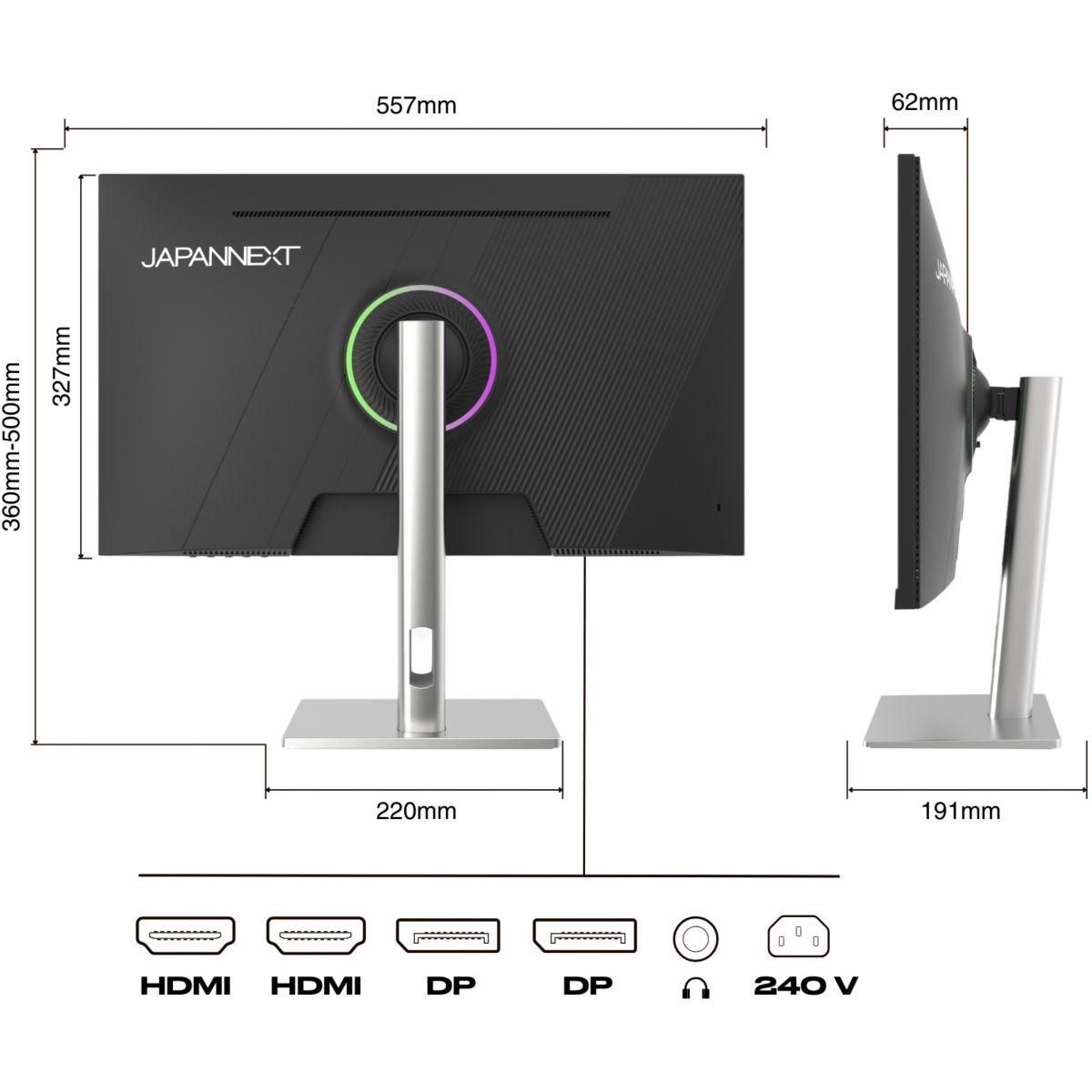 JAPANNEXT Ecran PC Gamer JN-IPS245G320F-HSP 24''