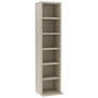Voir la diapositive 2 : VIDAXL Armoire a CD Chene sonoma 21x20x88 cm Bois d'ingenierie