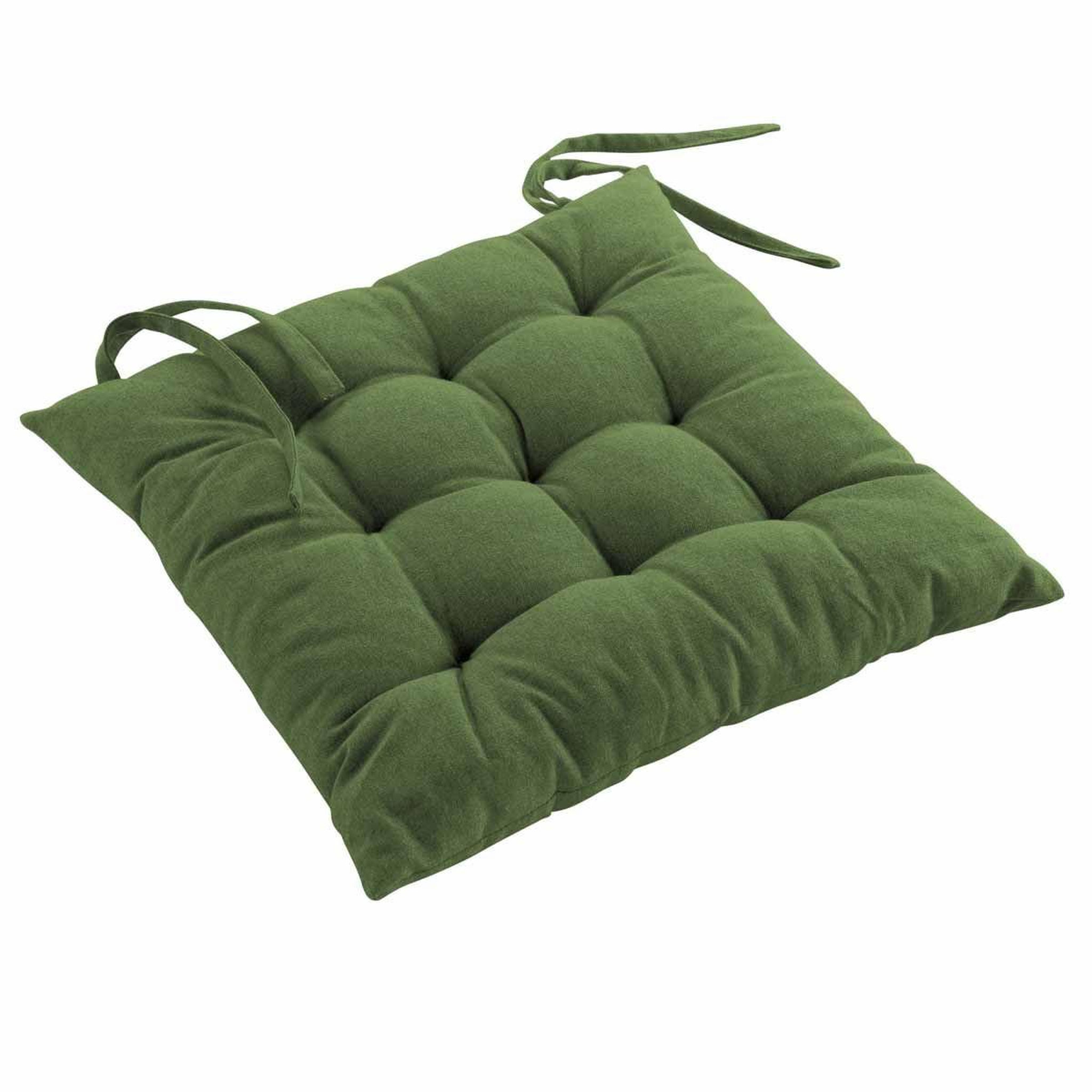 Douceur d'Intérieur Coussin de Chaise  Mistral  40x40cm Vert