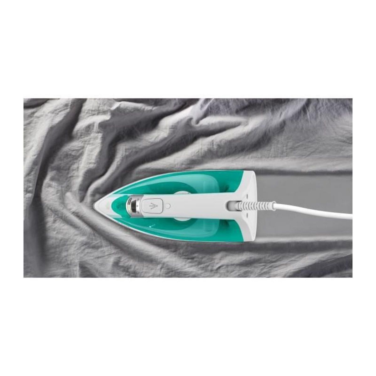 CALOR CALOR FV1710C0 Fer a repasser vapeur, 1800 W, Débit vapeur 24 g/min, Pressing 80 g/min, Défroissage vertical, Virtuo, Bleu/ver