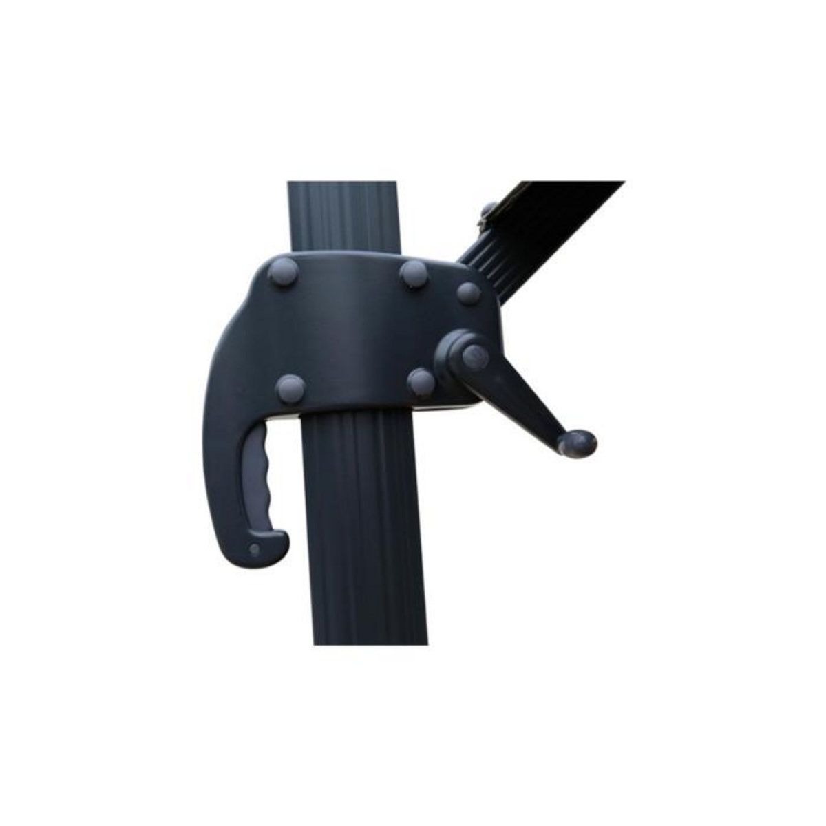 Paris Prix Parasol Déporté Avec  Housse  400cm Gris