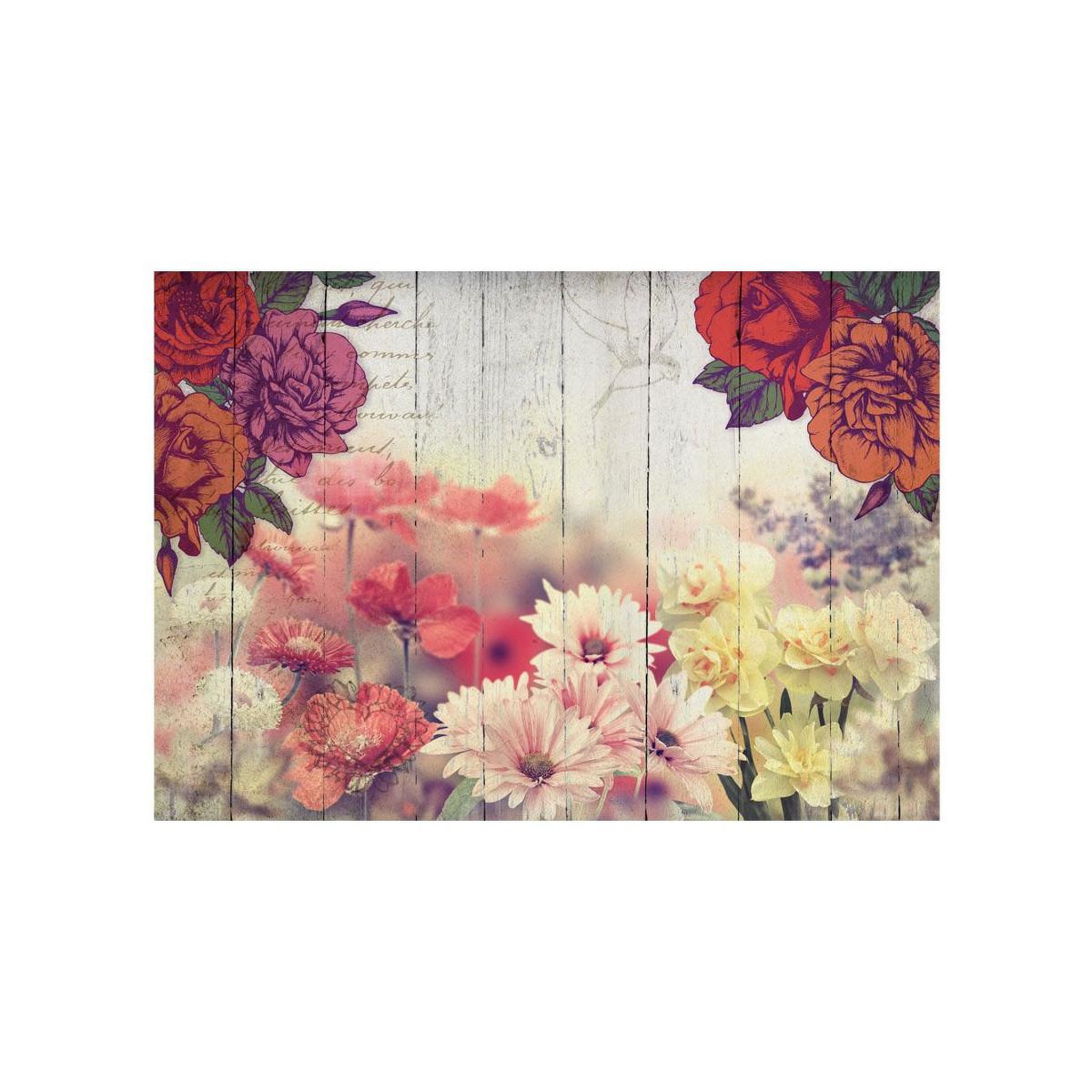 Voir la diapositive 2 : Paris Prix Papier Peint  Vintage Flowers