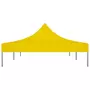 VIDAXL Toit de tente de reception 6x3 m Jaune 270 g/m^2