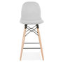 Voir la diapositive 2 : Paris Prix Tabouret de Bar Scandinave  Jelena  107cm Gris