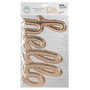 Voir la diapositive 2 : ATMOSPHERA Sticker Ballon  Hello  22x40cm Or