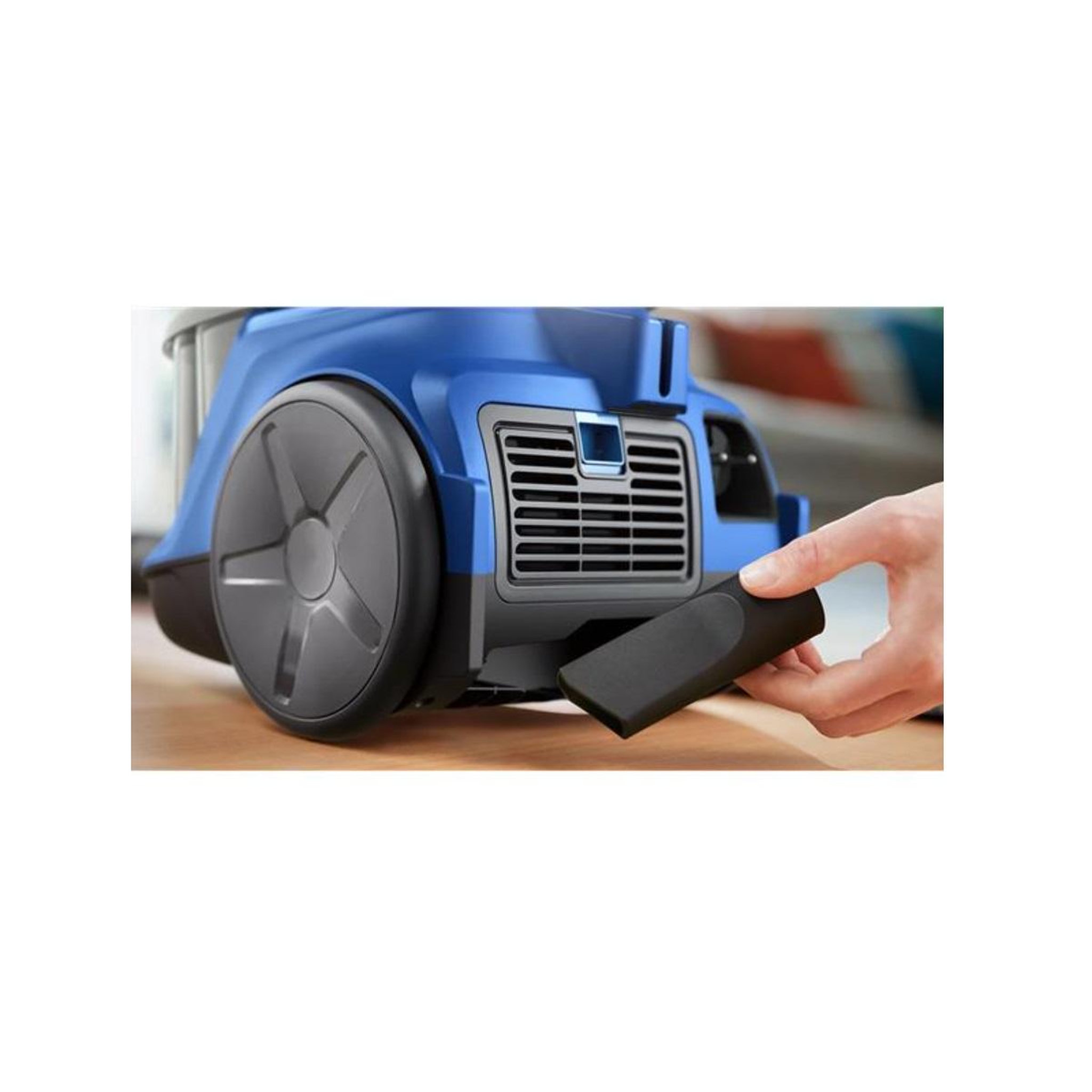 Voir la diapositive 4 : Philips Aspirateur sans sac 750w 77db bleu foncé - xb2123.09
