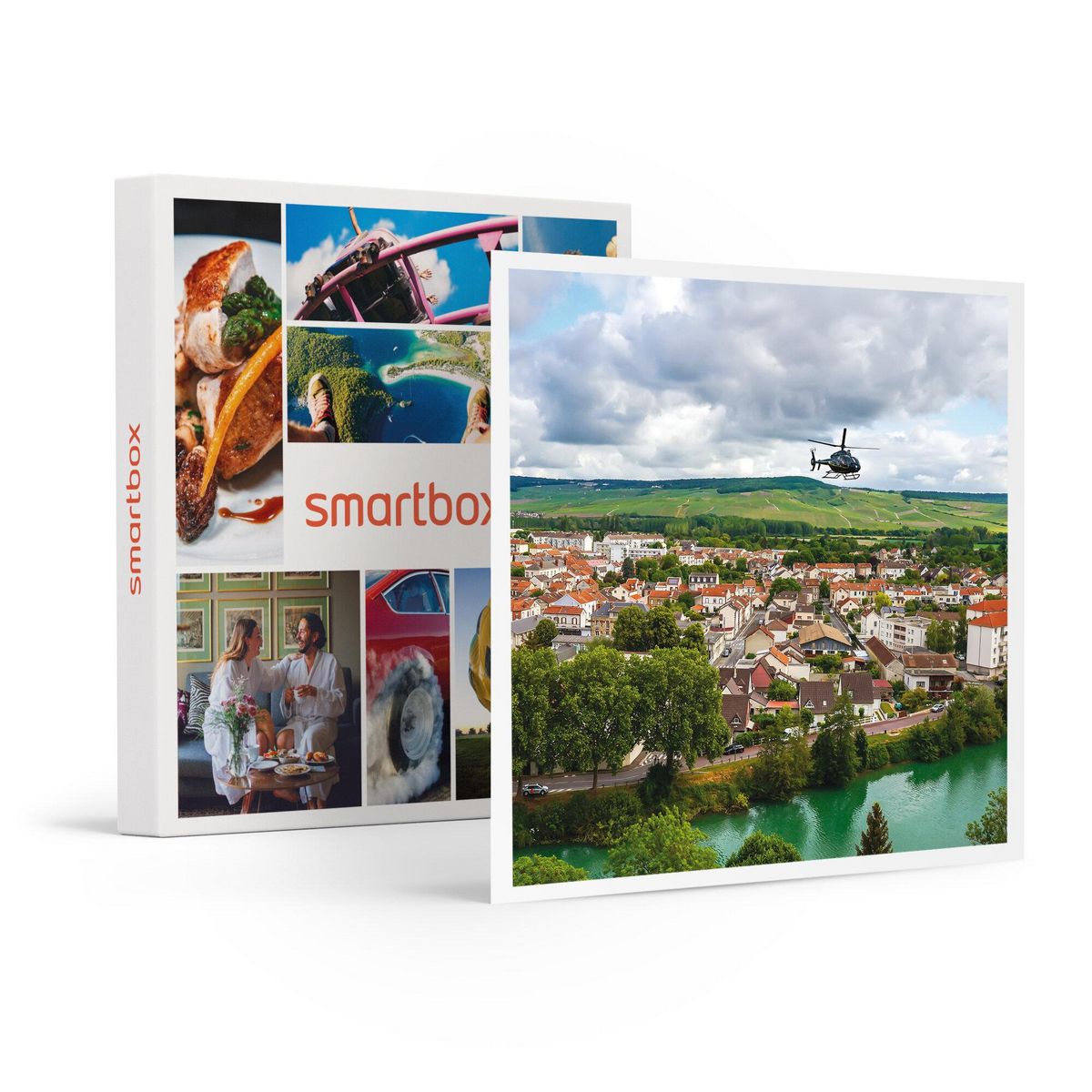 Smartbox Vol en hélicoptère de 30 min au-dessus de Reims et ses environs - Coffret Cadeau Sport & Aventure
