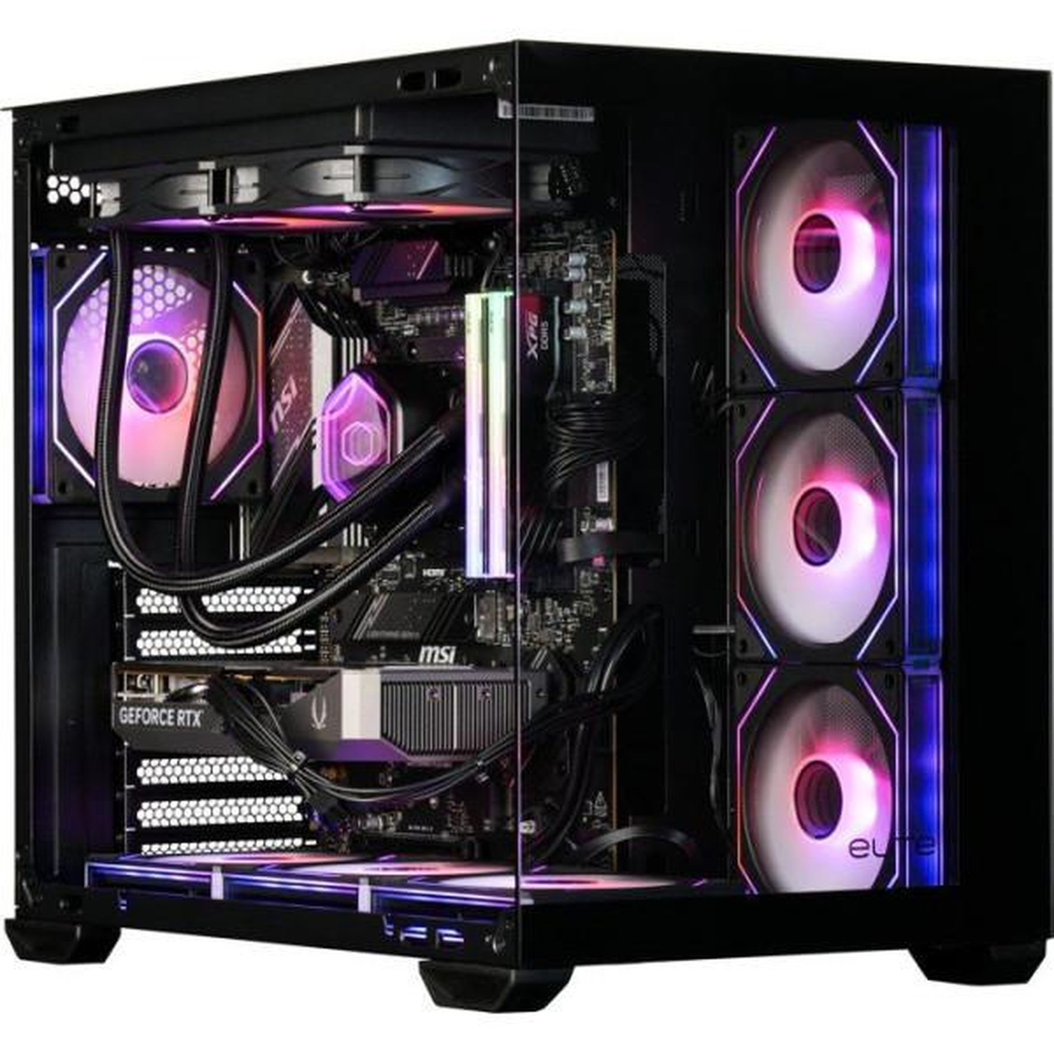 Cooler Master PC Gamer powered by COOLER MASTER - Sans Windows - AMD Ryzen 8700F - RTX 5060 - RAM 32Go DDR5 - SSD 1To