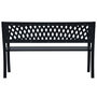 Voir la diapositive 4 : VIDAXL Banc de jardin 125 cm Noir Acier