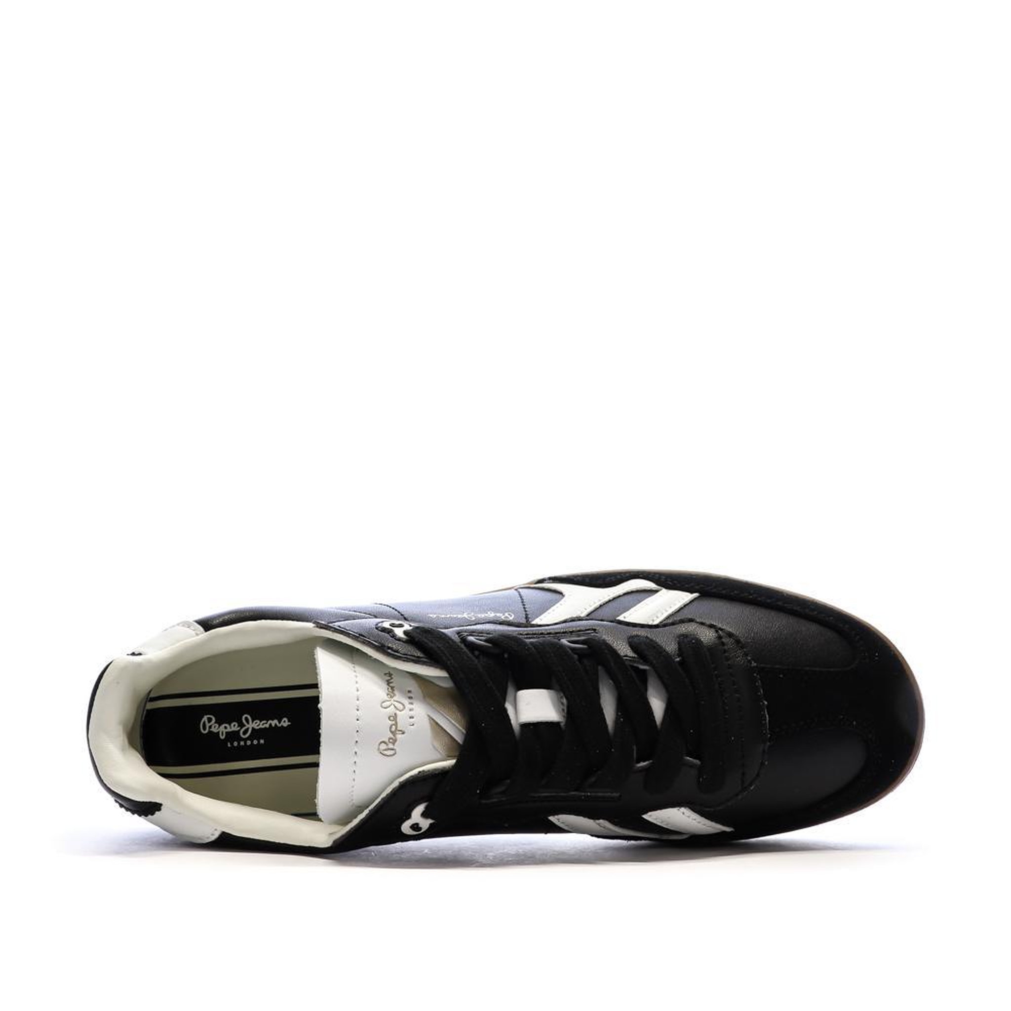 Voir la diapositive 4 : Pepe Jeans Baskets Noires Homme Pepe jeans Ball