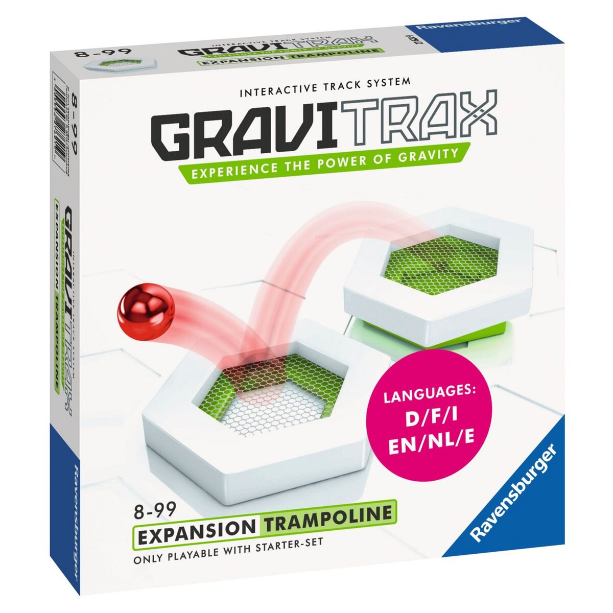 RAVENSBURGER Jeu de construction GraviTrax - Set d'extension Trampoline