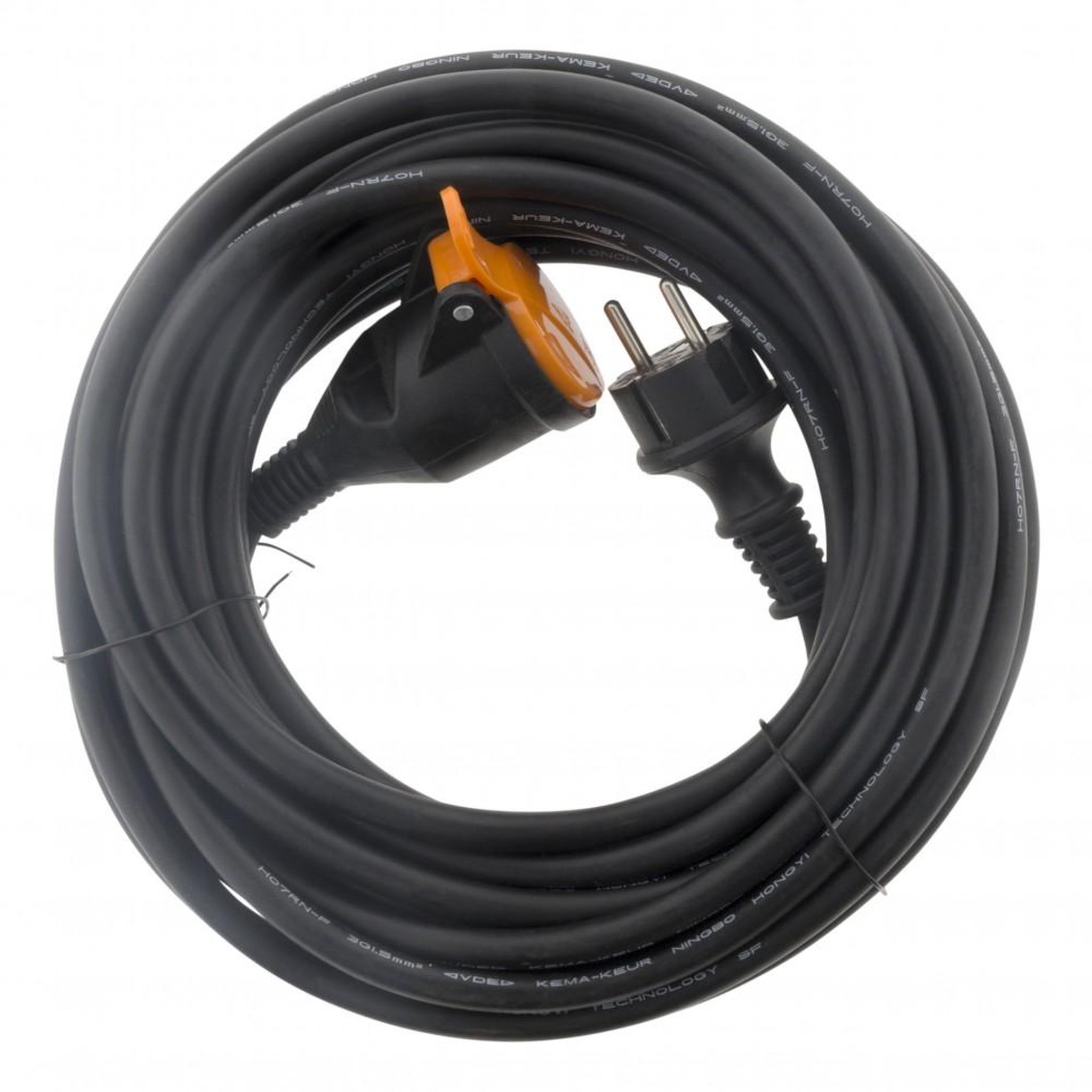 ZENITECH Rallonge électrique sans terre, orange, ZENITECH