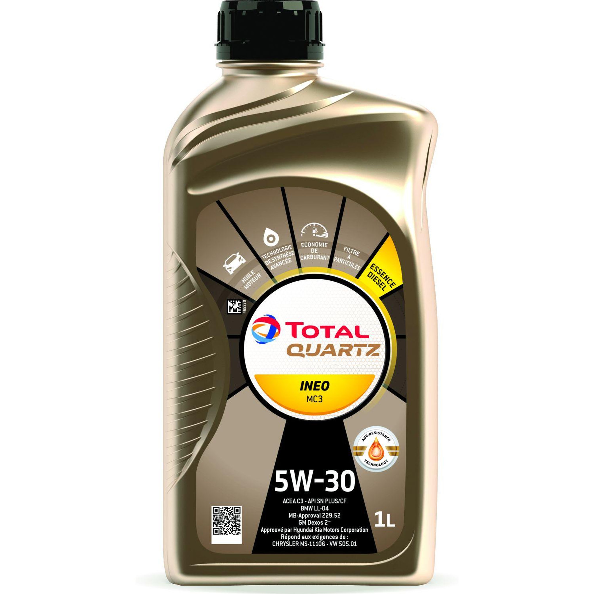 TotalEnergies Huile moteur Quartz Ineo MC3 5W-30