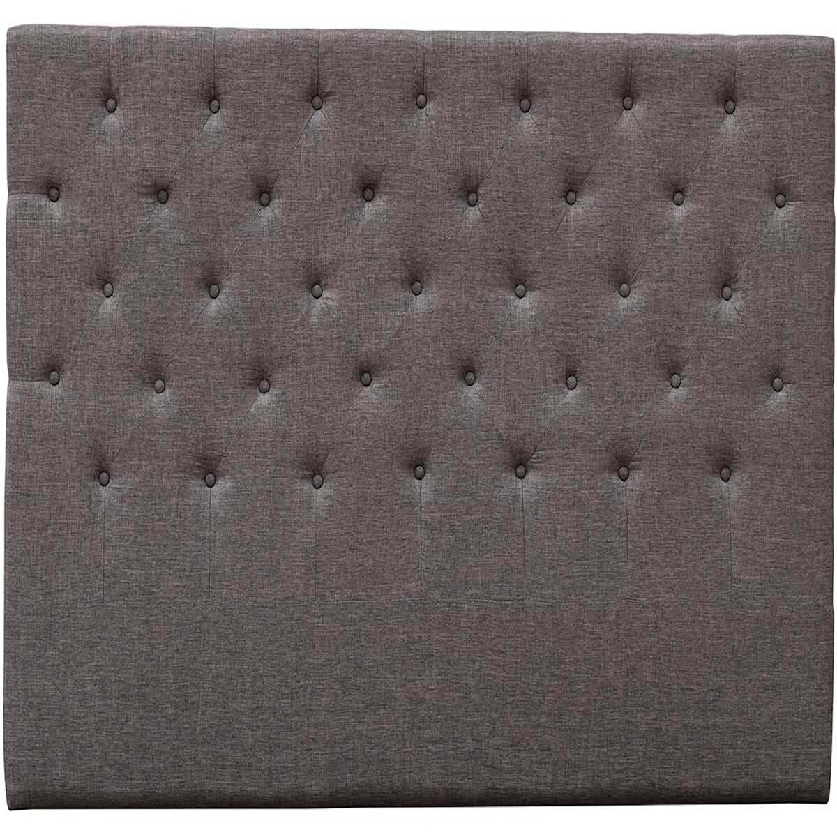 Habitat et Jardin Tête de lit capitonnée  Déco  - 169 cm - Taupe - En tissu