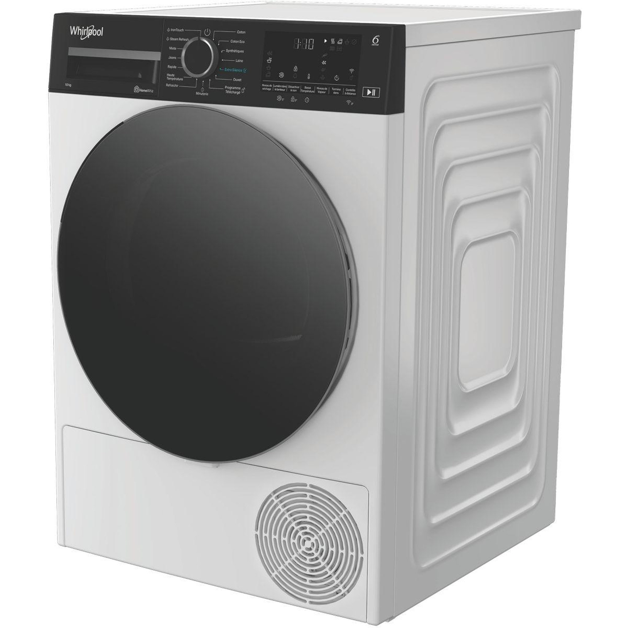 Voir la diapositive 3 : Whirlpool Sèche linge pompe à chaleur cwd104mwbsfrx