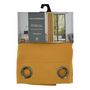 Voir la diapositive 5 : UNIVERS DECOR Lot de 2 Rideaux occultant 140 x 260 cm  Night  Miel - Jaune - 2 Panneaux occultant 140 x 260 cm