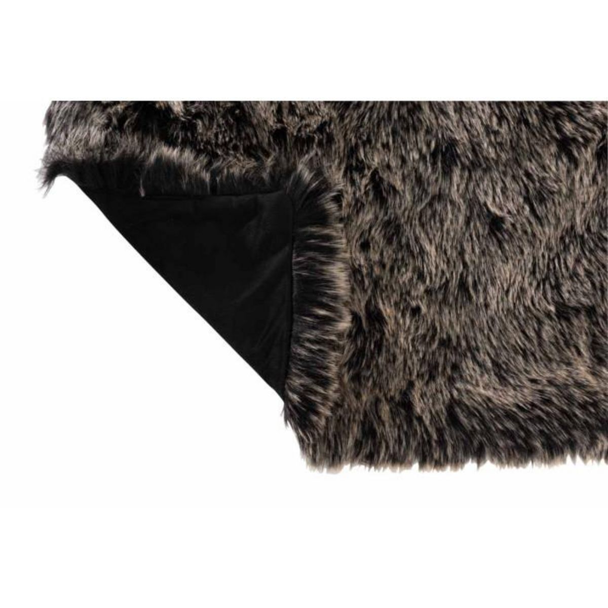 Paris Prix Tapis Imitation Fourrure  Longs  63x103cm Gris