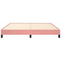 Voir la diapositive 5 : VIDAXL Cadre de lit sans matelas rose 180x200 cm velours