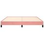 Voir la diapositive 5 : VIDAXL Cadre de lit sans matelas rose 180x200 cm velours