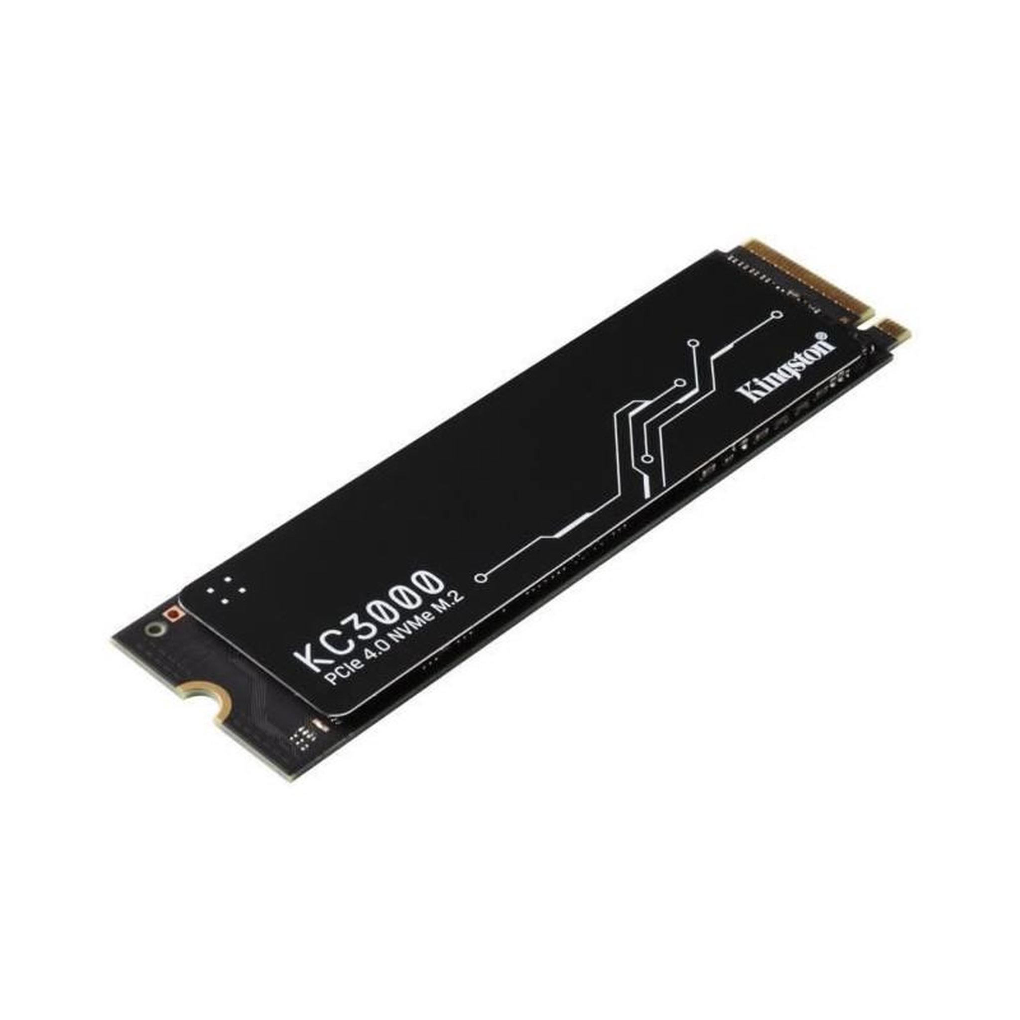 Voir la diapositive 2 : Kingston KINGSTON - SSD Interne - KC3000 - 1024Go - M.2 NVMe SKC3000S/1024G
