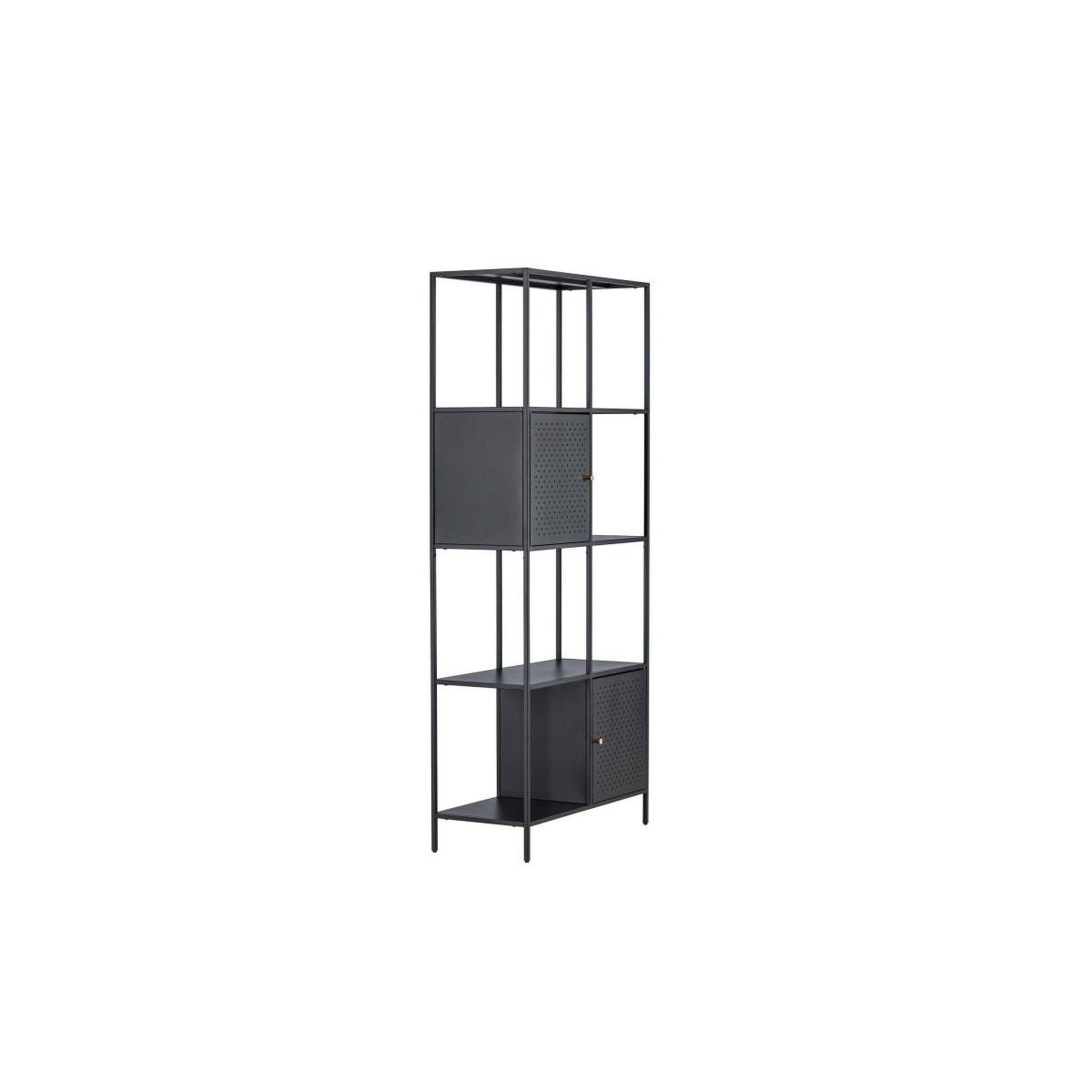 Voir la diapositive 2 : Paris Prix Étagère 4 niveaux en métal  porto seguro  180cm noir
