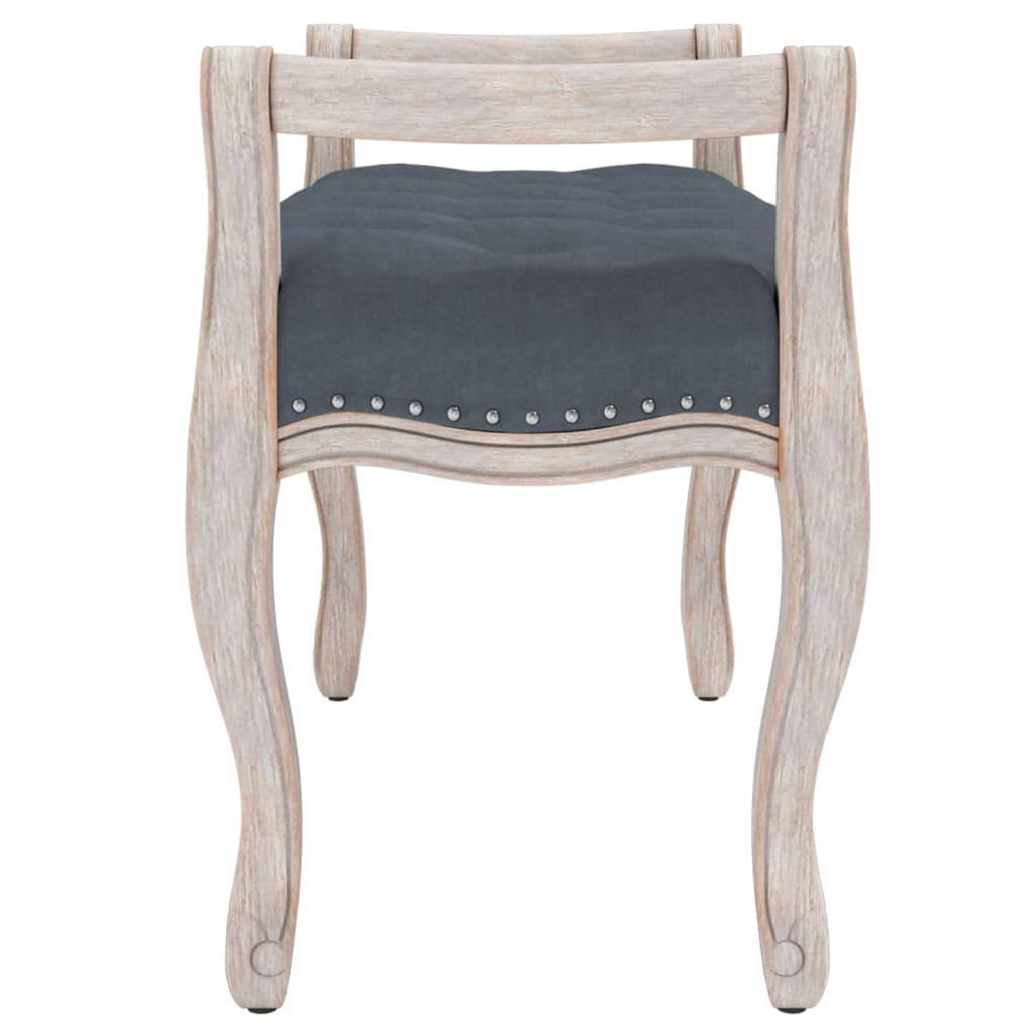 Voir la diapositive 4 : VIDAXL Banc Gris fonce 80x45x60 cm Velours