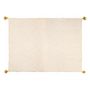 Voir la diapositive 2 : ATMOSPHERA Jeté de Lit Tufté  Carmen  130x180cm Ocre
