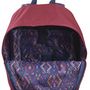 Voir la diapositive 7 : YOUNG'S ATTITUDE Sac à dos rouge avec compartiment pour ordinateur Chill Out