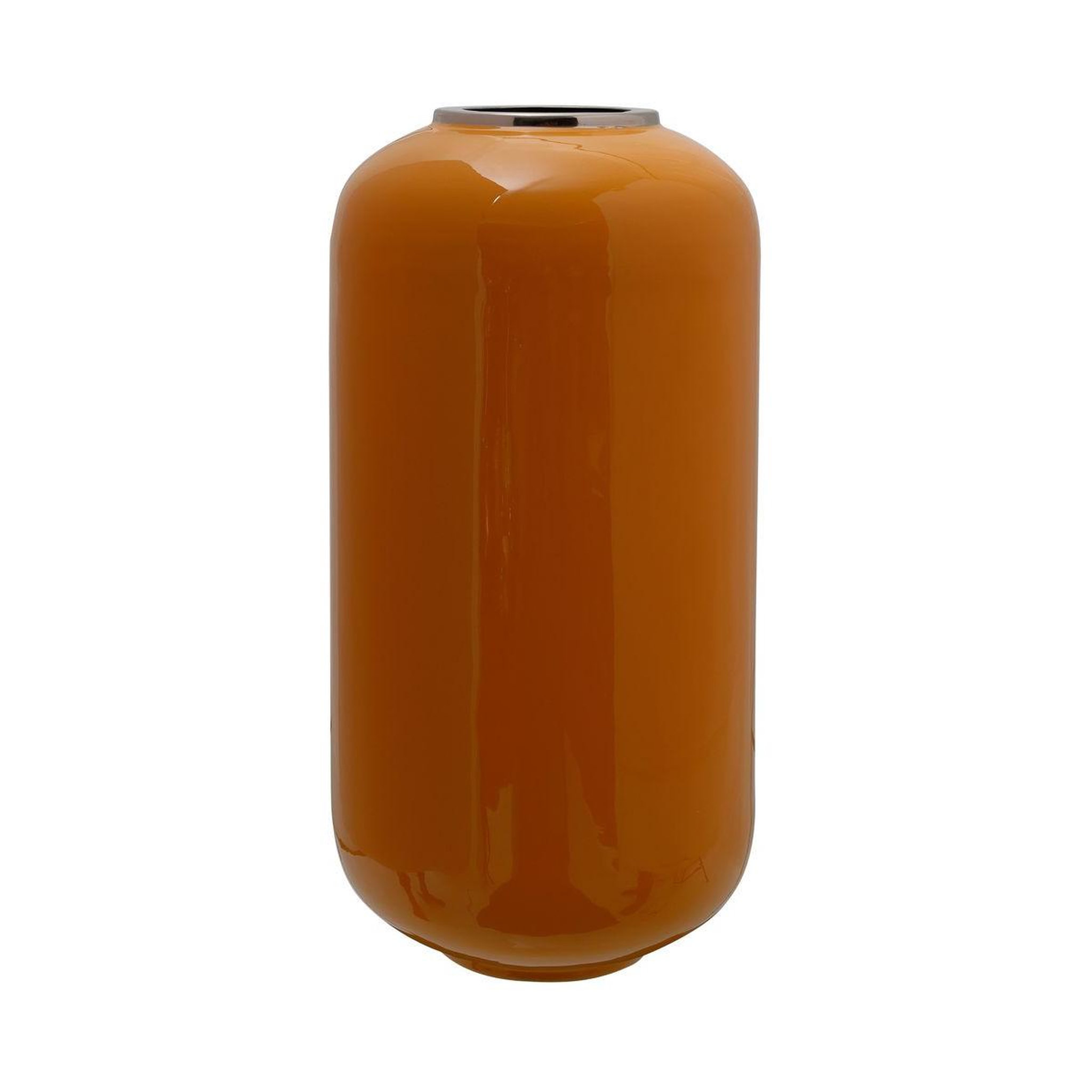 Paris Prix Vase rond design  anita  45cm ocre & argent