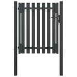 VIDAXL Portail de cloture de jardin Acier 1x1,5 m Anthracite