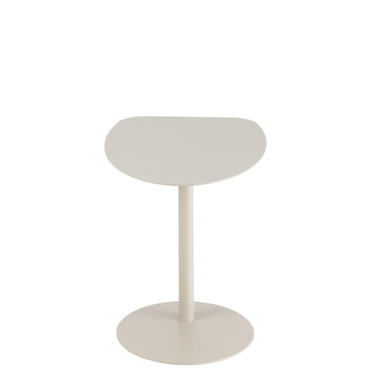 Paris Prix Table d'Appoint en Métal  Ice  55cm Gris