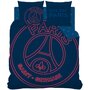 Voir la diapositive 2 : PSG Parure housse de couette réversible adulte coton 57 fils PSG NEORED