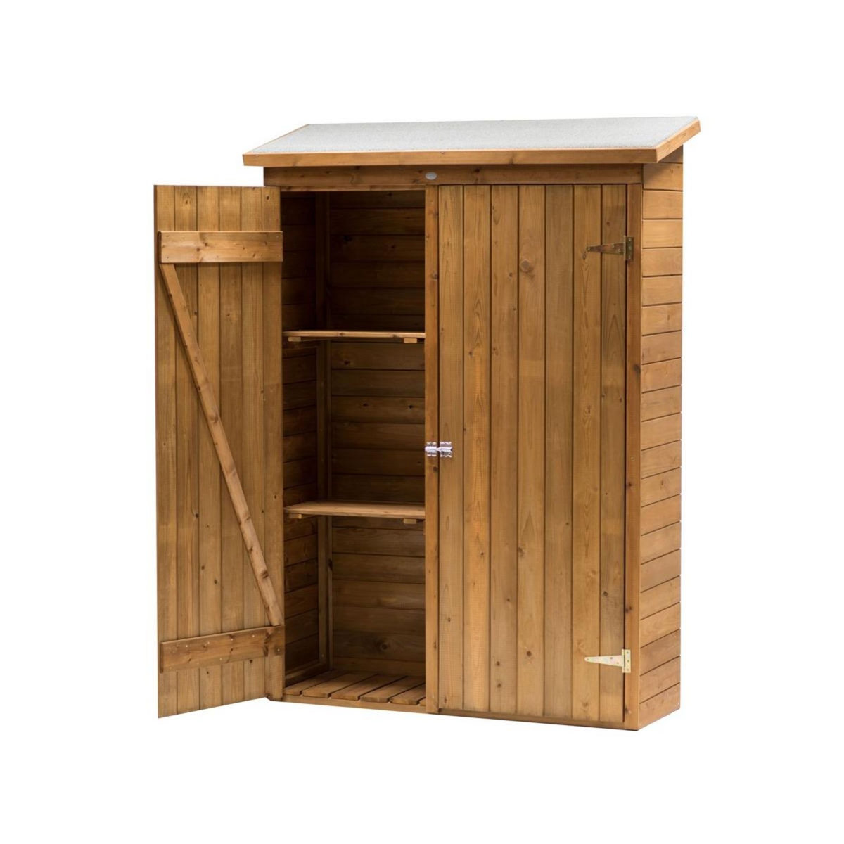 Axi House Olivier Meuble de Rangement de Jardin en Bois 131 x 180 cm - Marron