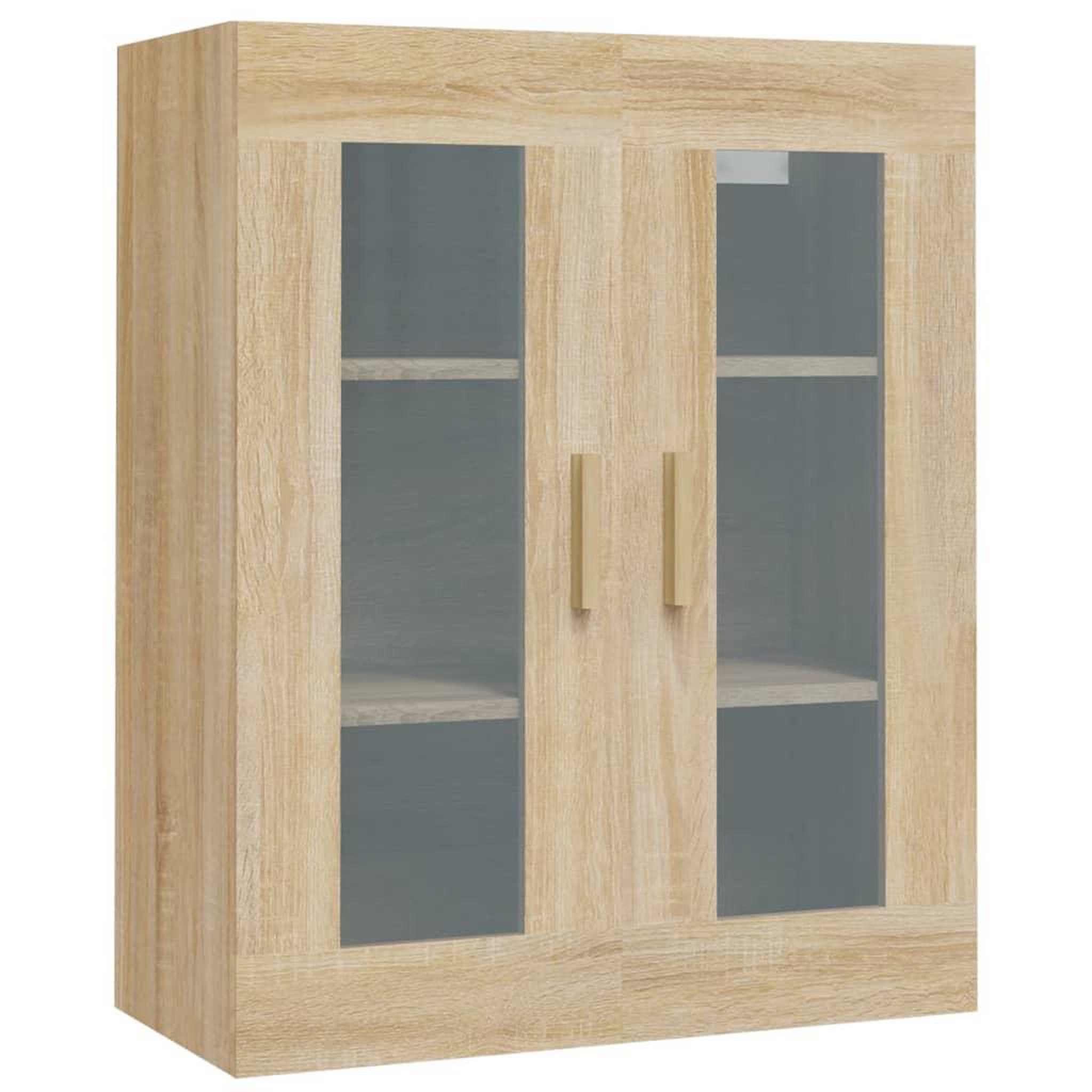 Voir la diapositive 2 : VIDAXL Armoire murale suspendue Chene sonoma 69,5x34x90 cm