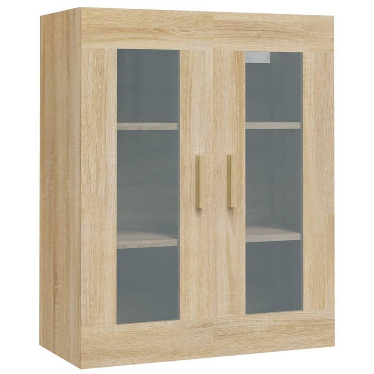 VIDAXL Armoire murale suspendue Chene sonoma 69,5x34x90 cm