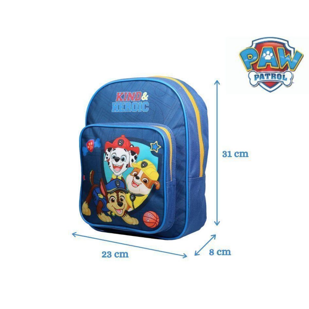 Bagtrotter BAGTROTTER Sac à dos 31 cm avec poche Pat'Patrouille Bleu
