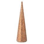Paris Prix Statuette Déco  Cône Perles  35cm Rose Saumon