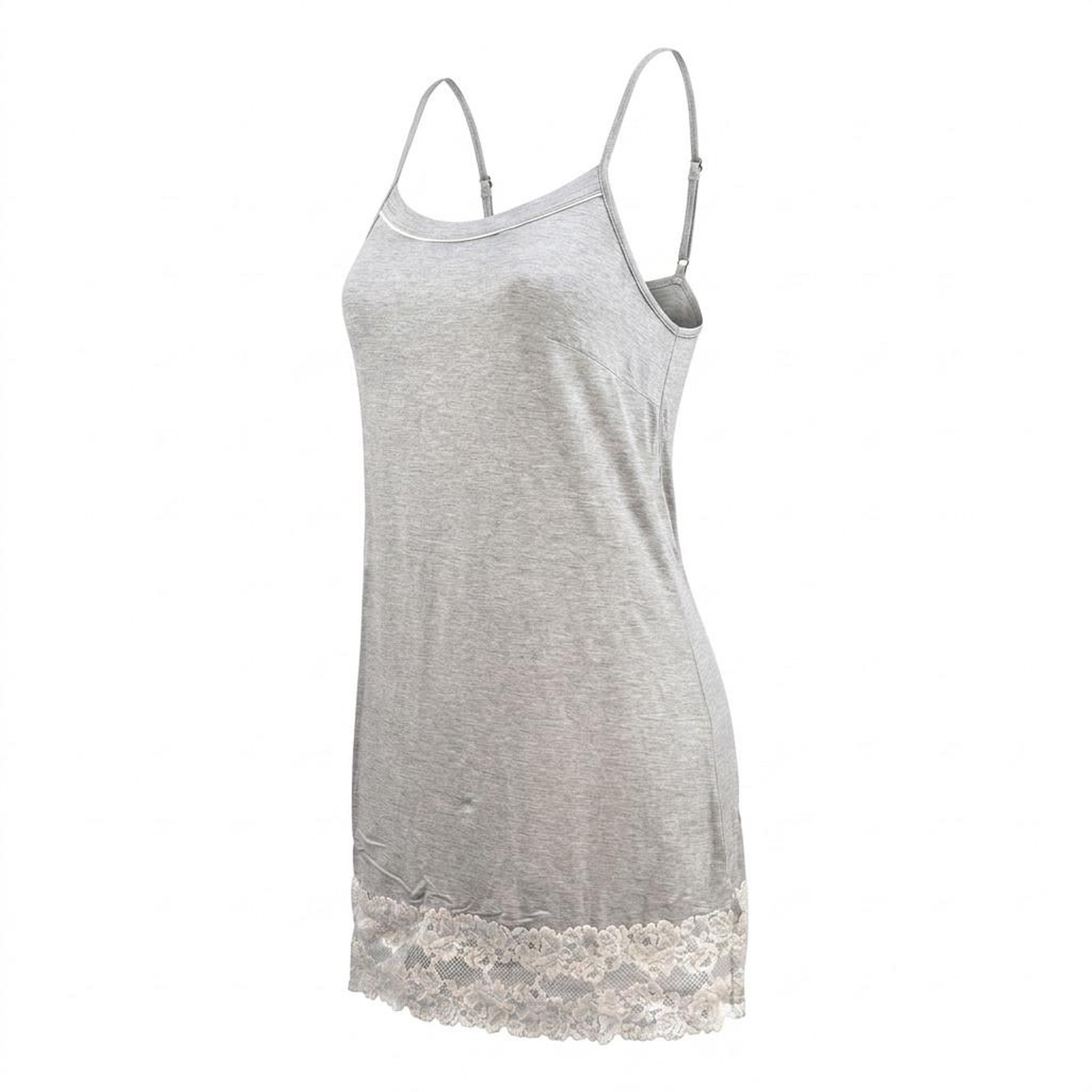 Voir la diapositive 3 : OZABI OZABI Nuisette Kimono Femme Dentelle Florale Viscose Loungewear 2 Pièces