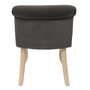 Voir la diapositive 4 : Paris Prix Fauteuil en Velours Design  Eleonor  68cm Gris