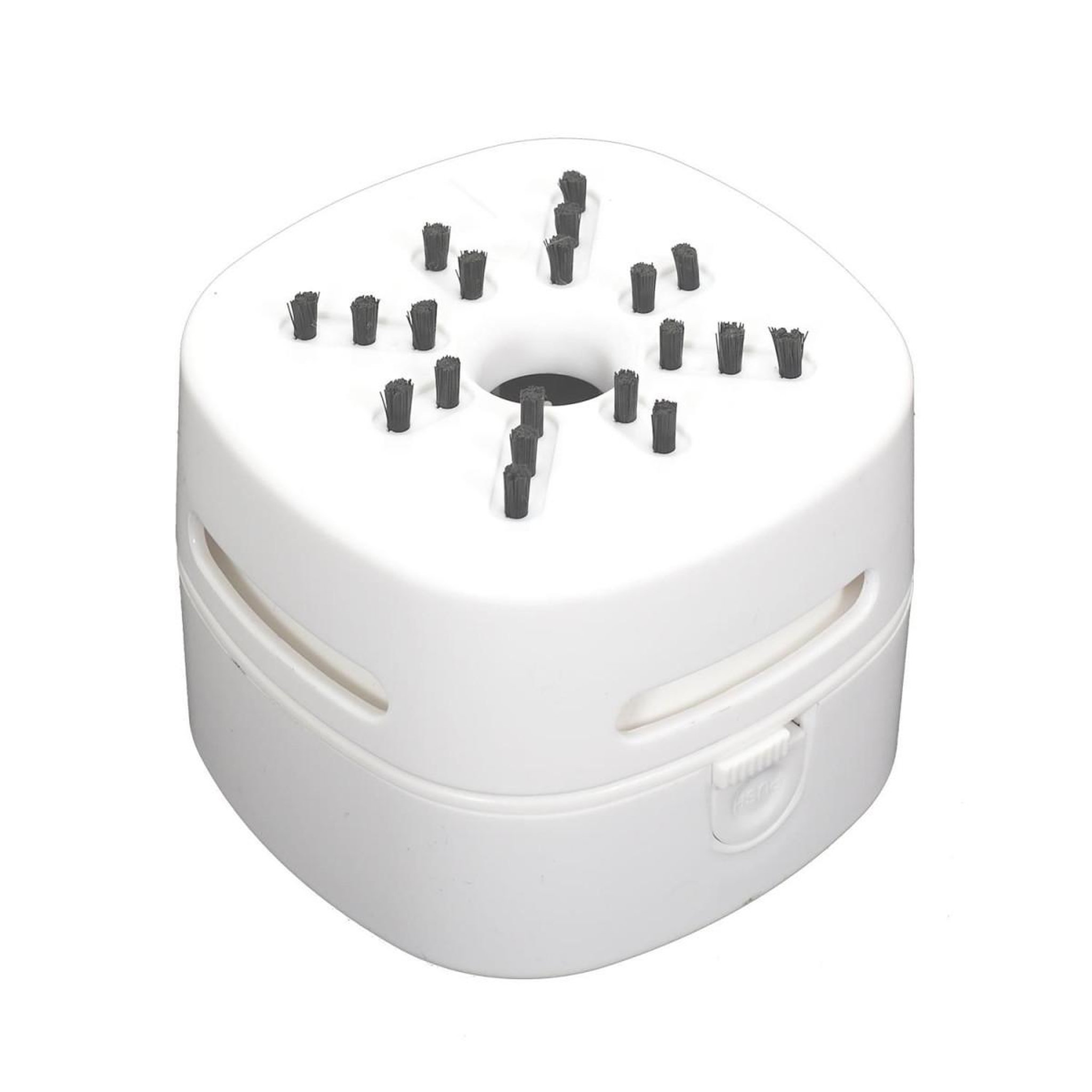 Voir la diapositive 2 : Je cherche une idee Aspirateur de table  rotation 360°  8cm blanc