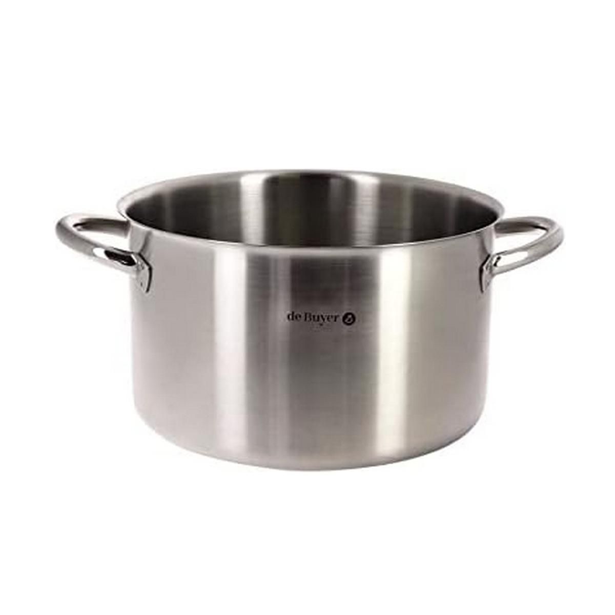 De buyer Marmite sans couvercle 20cm inox - 3506.20