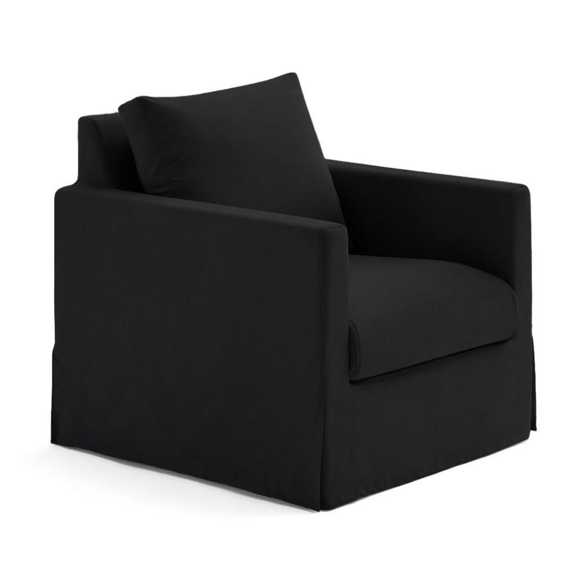LISA DESIGN Serena - fauteuil déhoussable en tissu