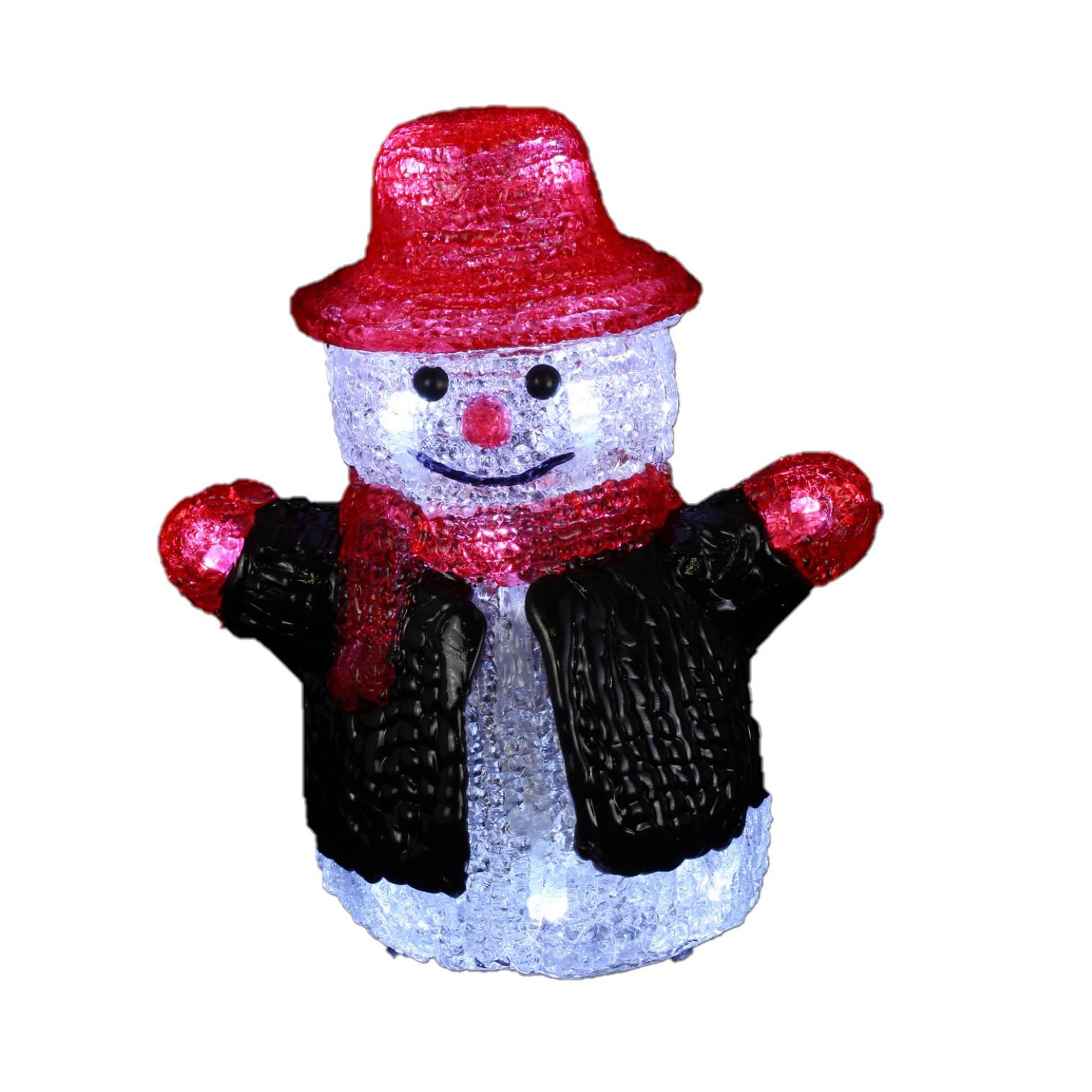 Eden Bonhomme de neige avec sa veste a led