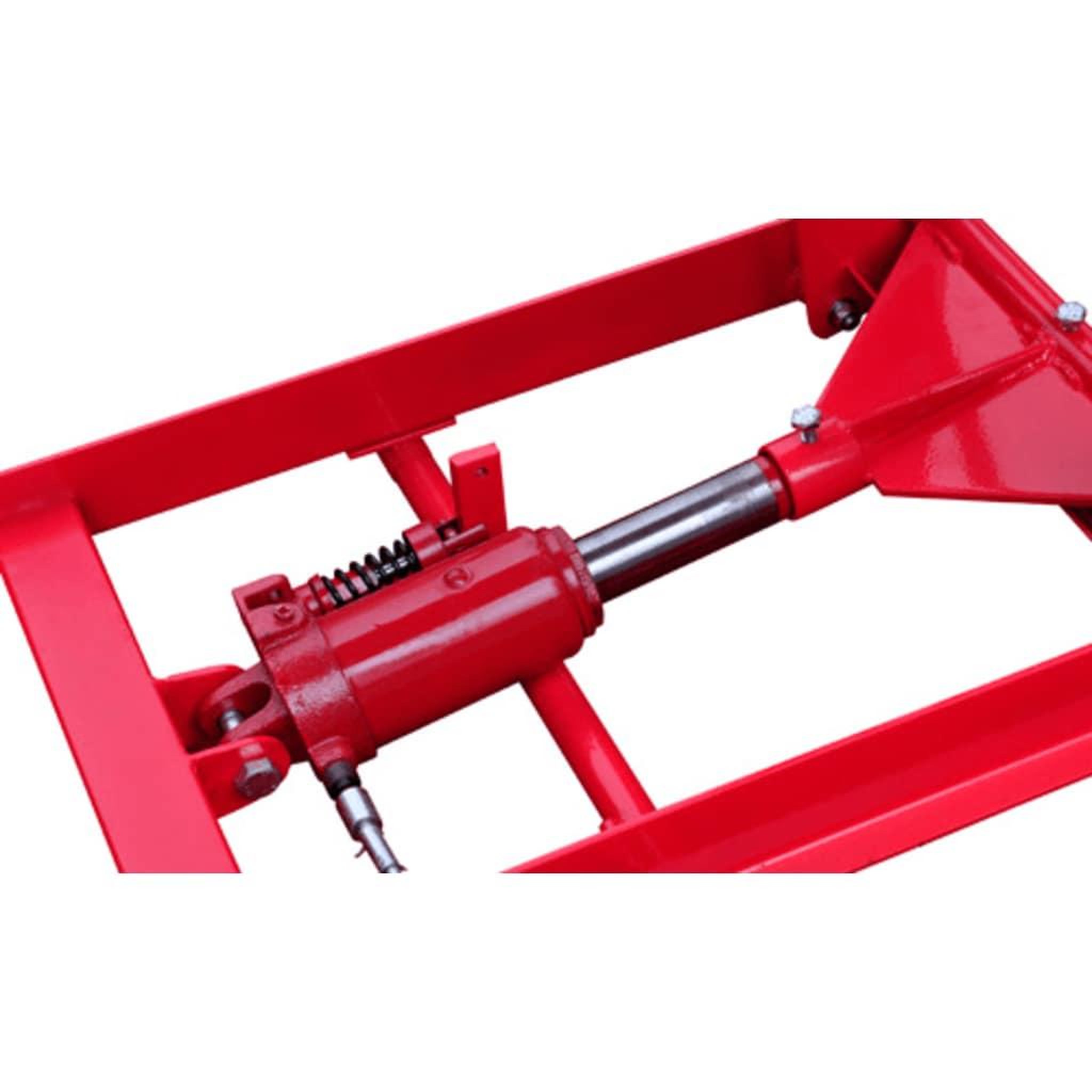 Voir la diapositive 4 : VIDAXL Pont elevateur plateforme hydraulique pour moto 450 kg