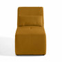 Voir la diapositive 1 : LISA DESIGN Onyx - fauteuil sans accoudoirs - en velours côtelé