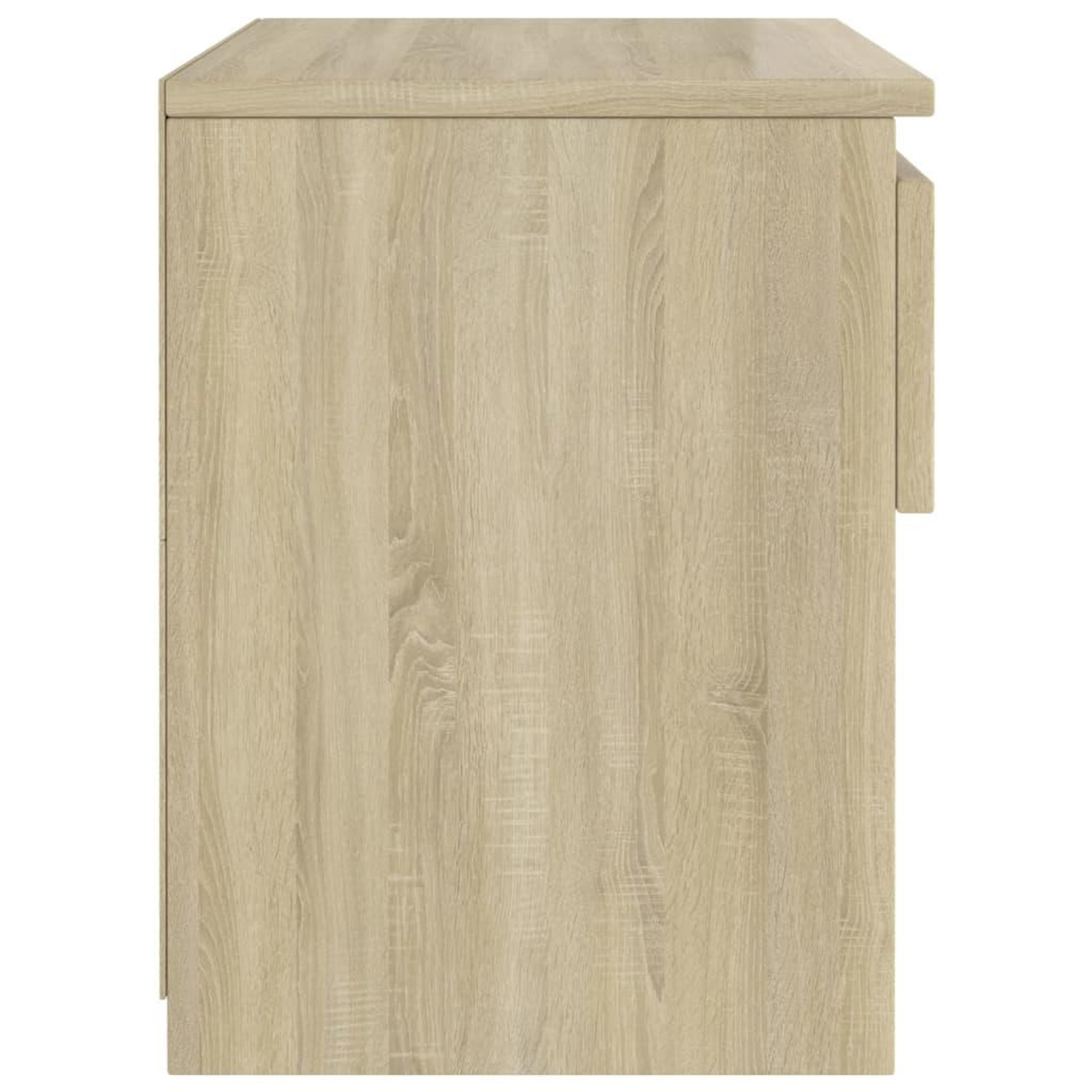 Voir la diapositive 5 : VIDAXL Table de chevet Chene sonoma 40x30x39 cm Agglomere