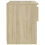 Voir la diapositive 5 : VIDAXL Table de chevet Chene sonoma 40x30x39 cm Agglomere
