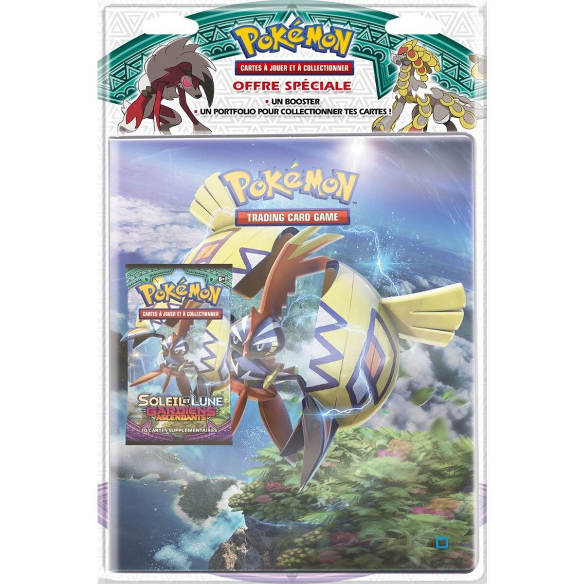 ASMODEE Pack cahier range cartes etboster Pokémon pas cher 